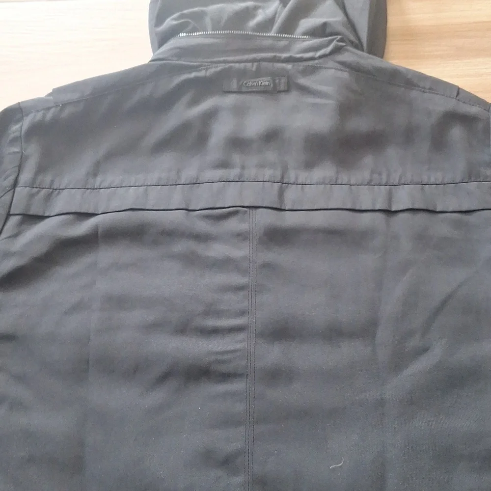 Calvin Klein Men's Black Hooded Lightweight Jacket L - Picture 4 of 13